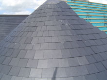 Lisburn Roofers Circle Slate 4